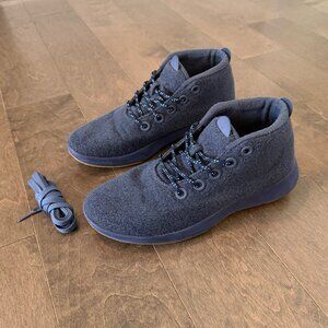 Allbirds Mizzle Wool Runner Up Sneakers - "Hazy Indigo" Navy Blue Hi-Tops (Sz 9)